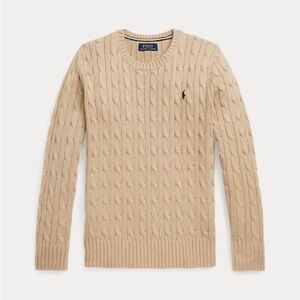 Polo by Ralph Lauren Beige Cable Knit Sweater